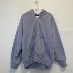 Brandy Melville Oversized Zip Up Jacket